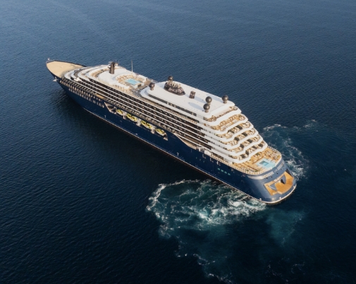 Ilma on the high seas. 