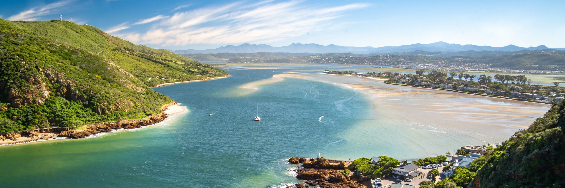 A beach in Mossel Bay, South Africa.