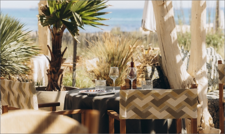Experience an evening of Riviera flair at Cabane Bambou, one of Saint-Tropez's exclusive beach clubs.