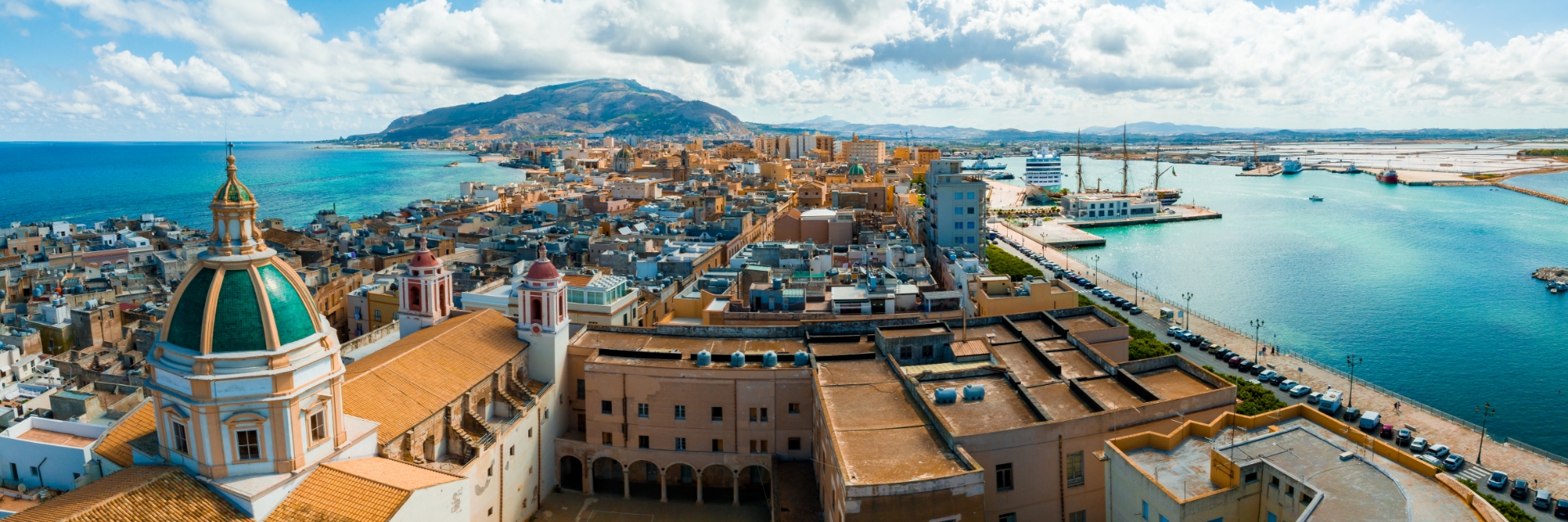 A view of Trapani, Italy