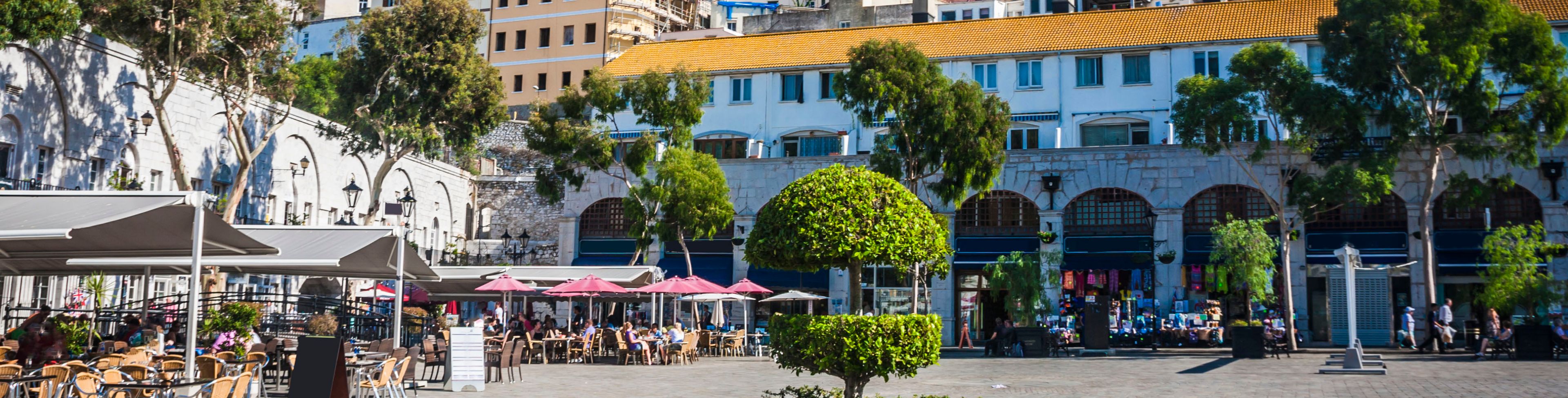 City of Gibralter from a townsquare. 
