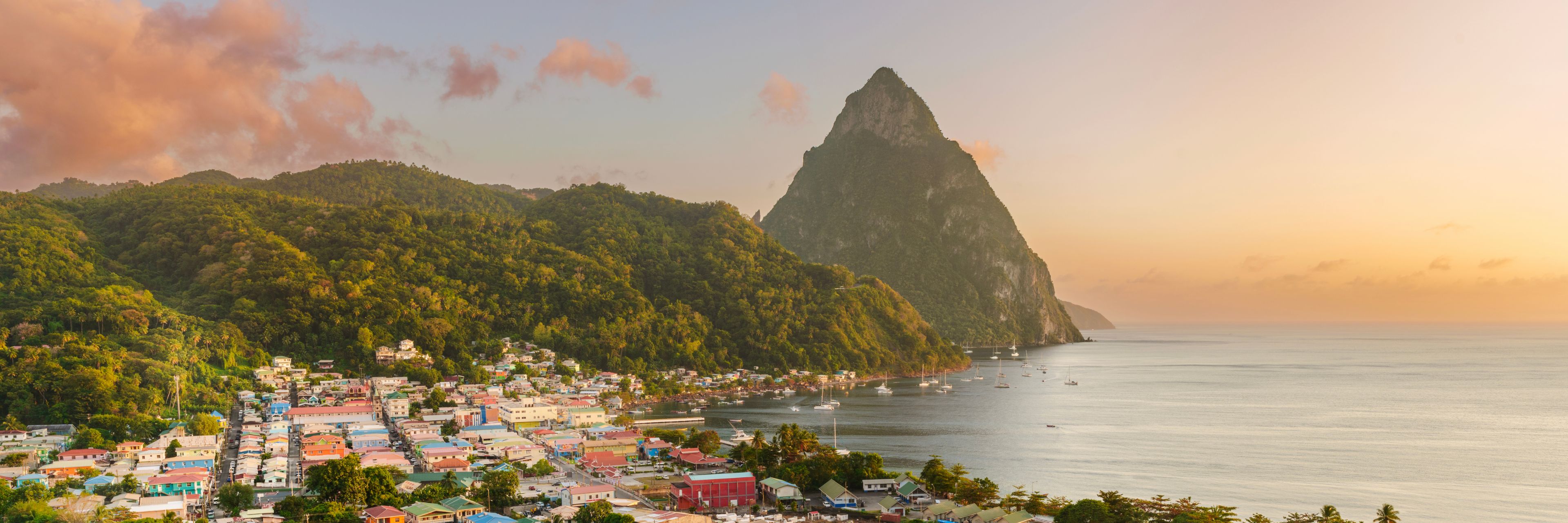 Aerial view of San Juan. 