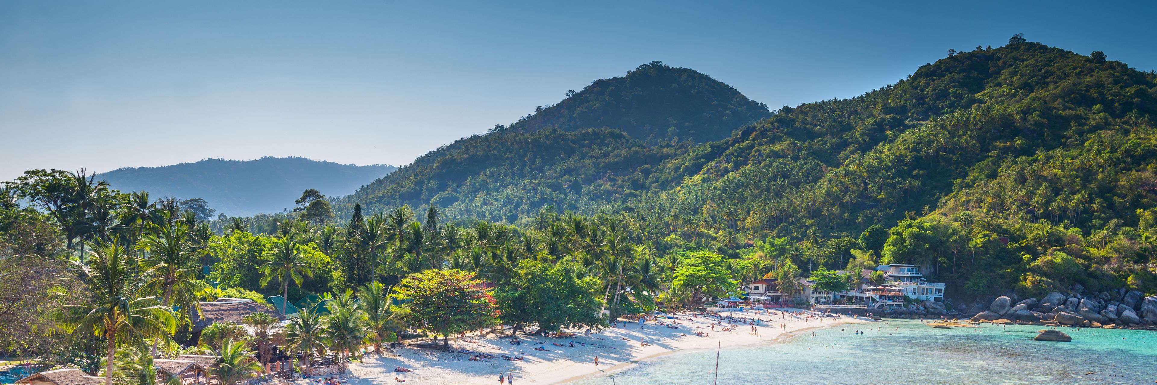 View of island and shore. 