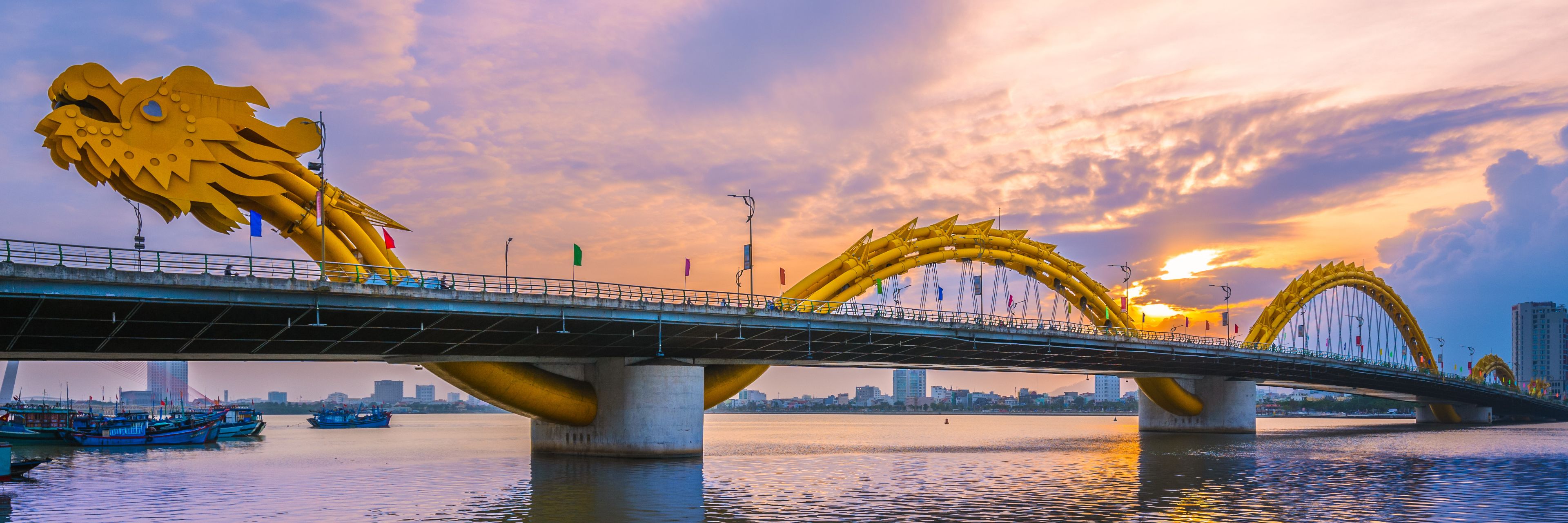Ho Chi Minh City bridge.