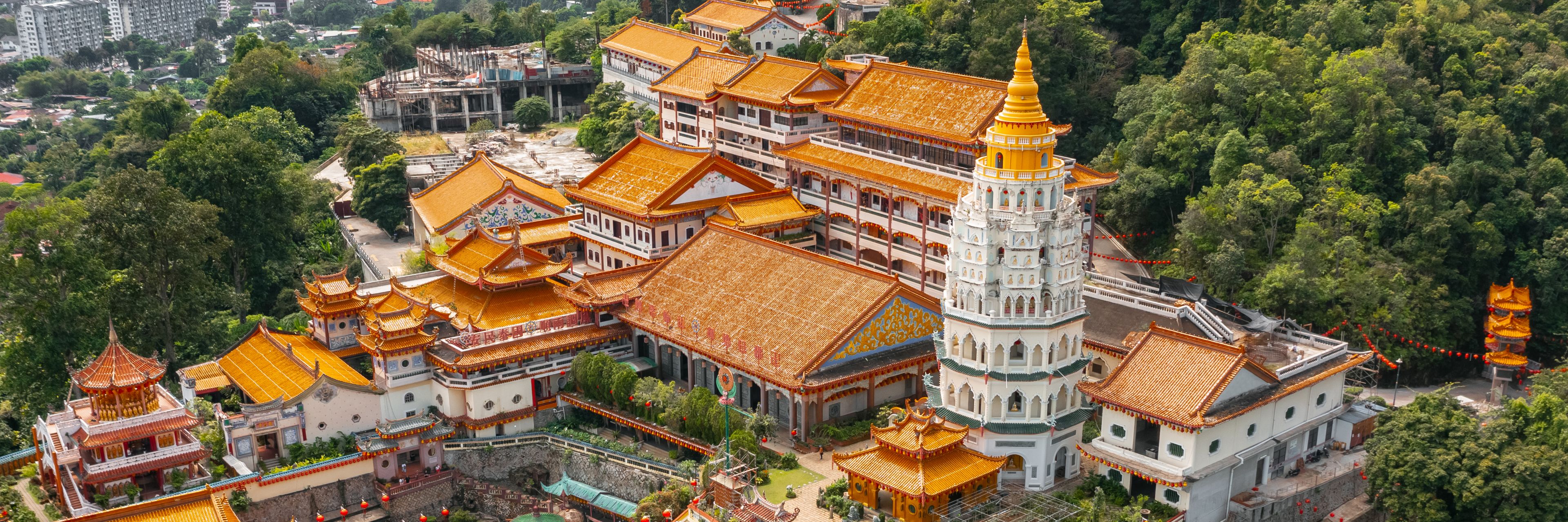 Aerial view of Penang. 