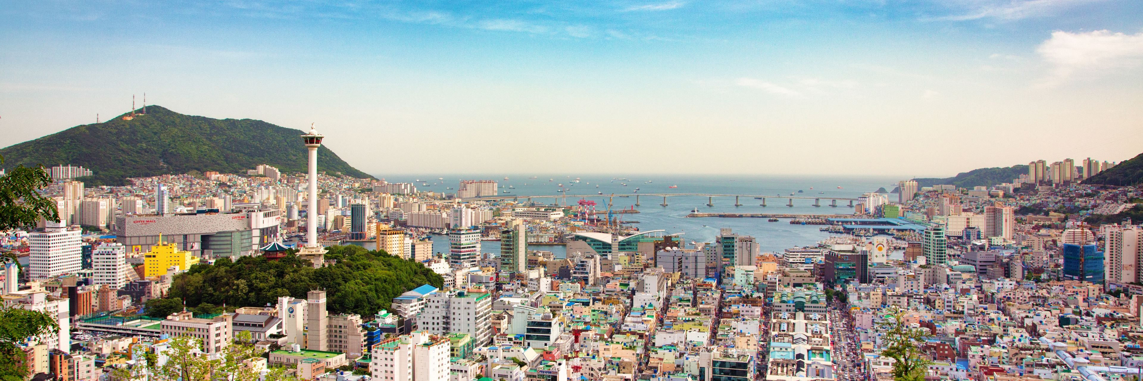 Busan city. 