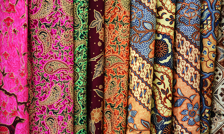 Different patters in many different fabrics. 