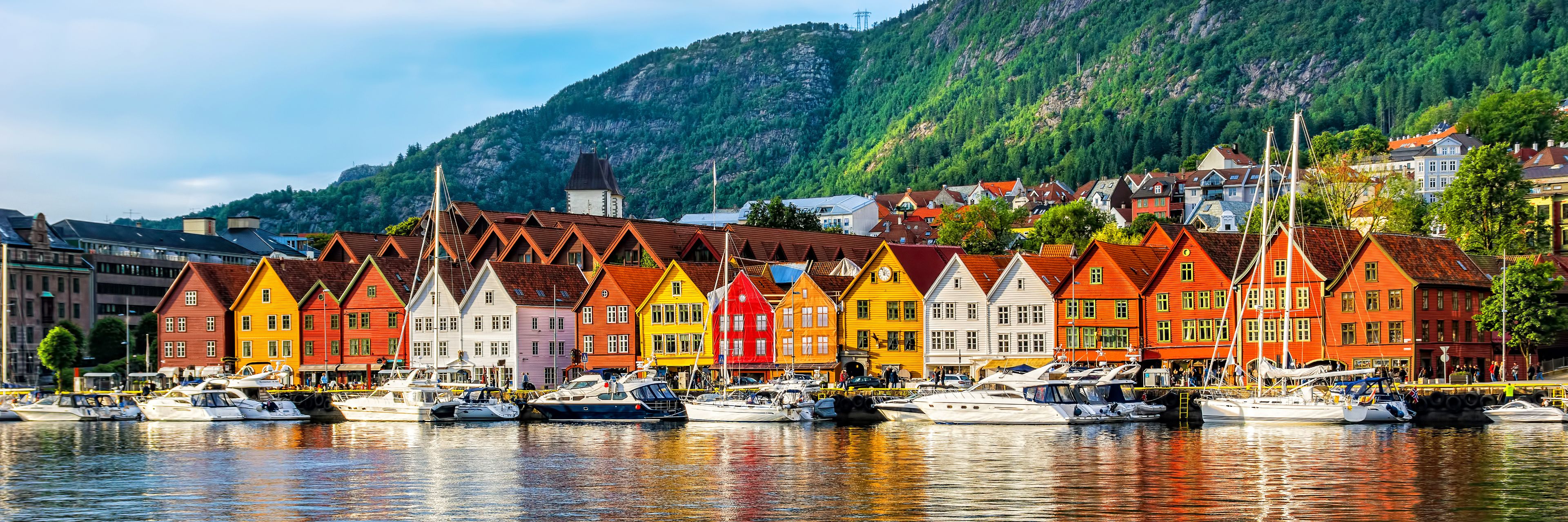 Small homes and building overlooking the Marina.