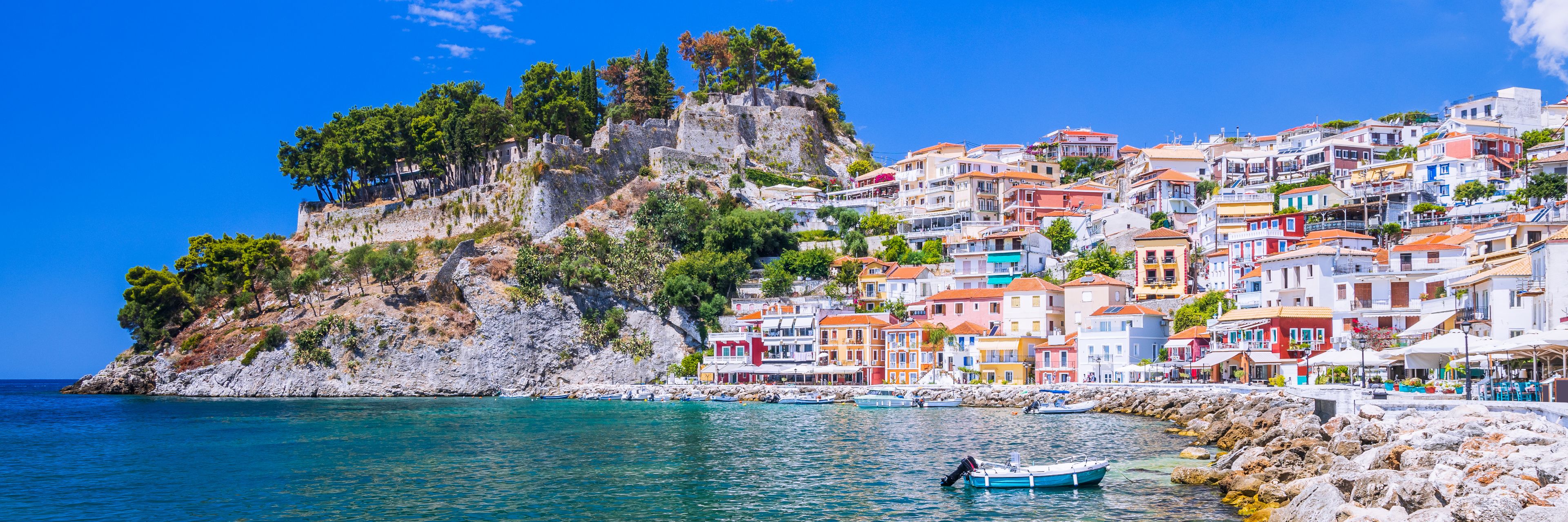 City on a hillside, overlooking the ocean and the Marina.